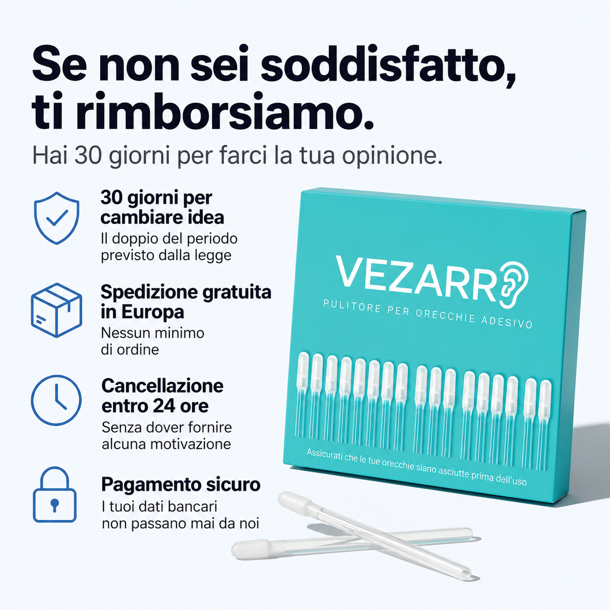 Soddisfatto o rimborsato — Garanzia 30 giorni